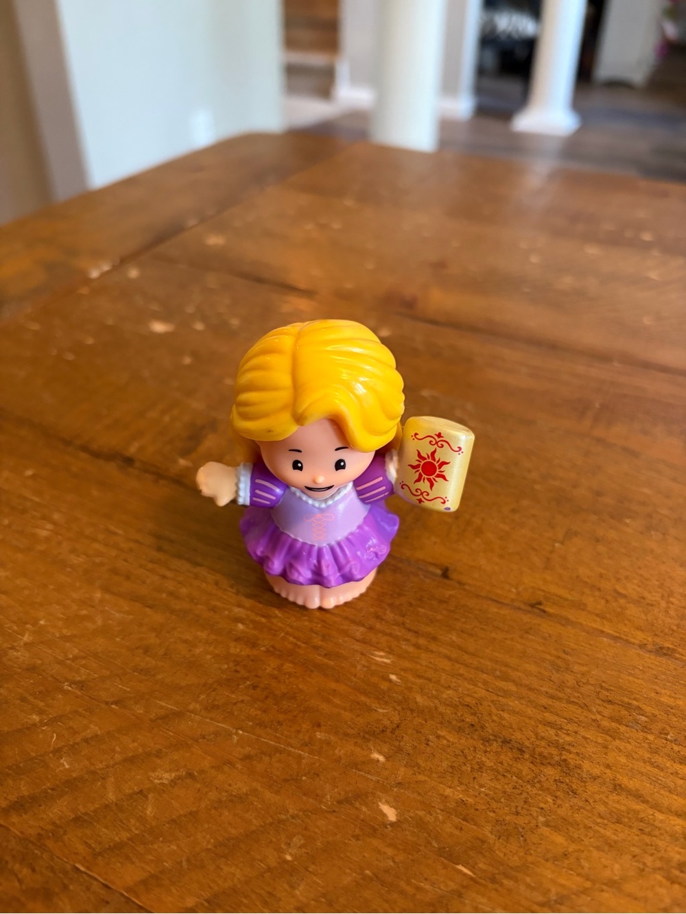 Fisher Price Little People Rapunzel with lantern as is